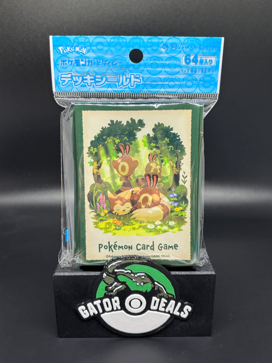 Pokemon TCG: Pokemon Center Japan Exclusive Card Sleeves - Furret & Sentret (65 Pack)