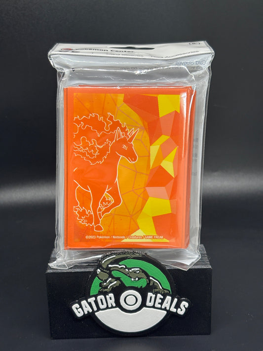 Pokemon TCG: Pokemon Center Card Sleeves - Flames & Faries Rapidash (64 Pack)