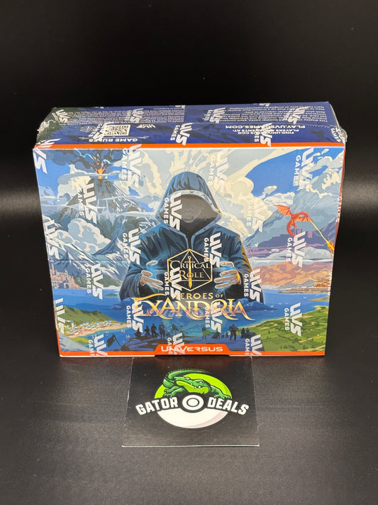 heroes of exandria booster box TCG highly recommended UniVersus: Critical Role: Heroes of