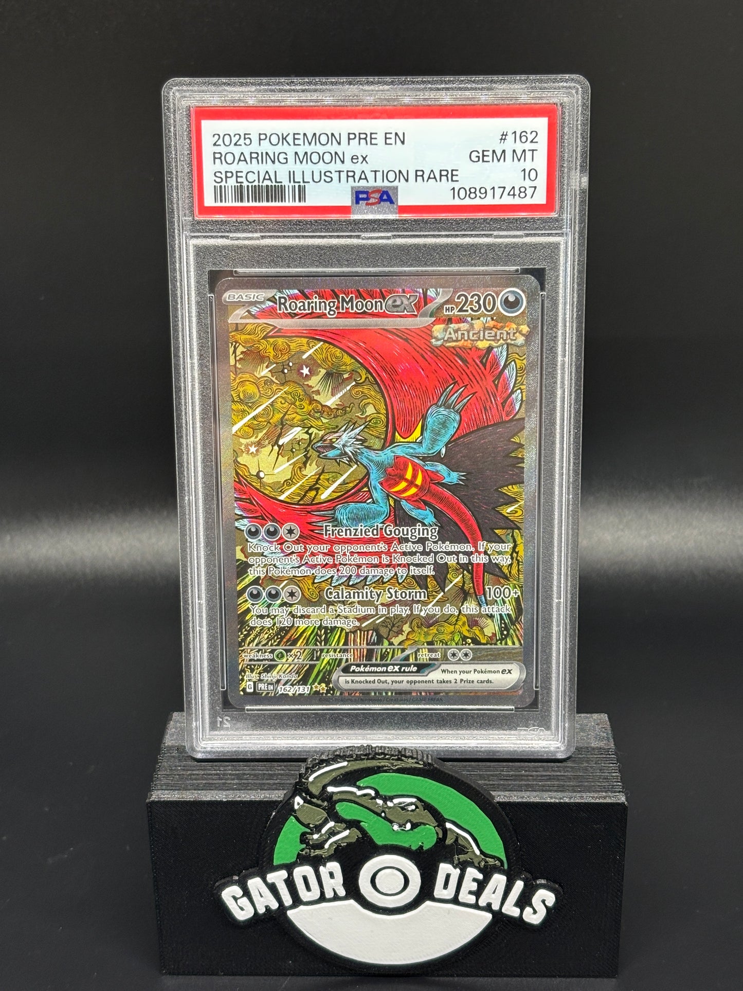 Roaring Moon ex SIR #162 - Pokemon Prismatic Evolutions