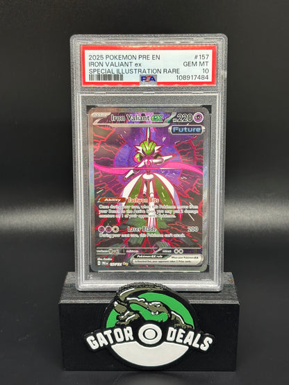 Iron Valiant ex #157- Pokemon Prismatic Evolutions