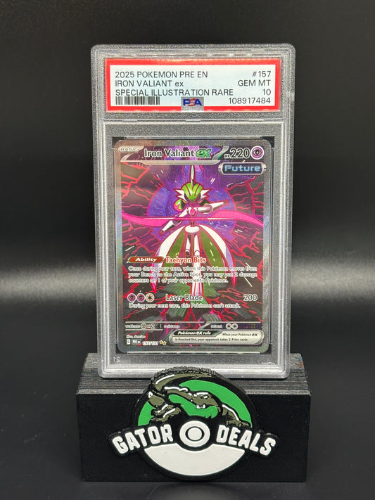 Iron Valiant ex #157- Pokemon Prismatic Evolutions