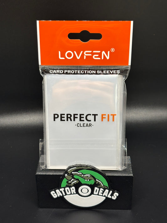 LOVFEN 100ct Clear Card Sleeves