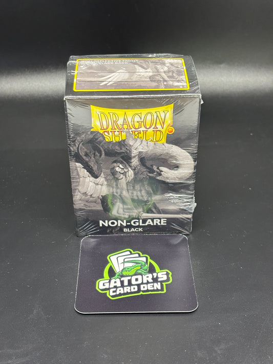 Dragon Shield: Non-Glare Black Standard Sleeves (Box Of 100)
