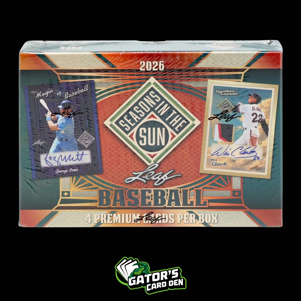 2026 Leaf Seasons in the Sun Baseball Hobby Box