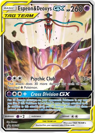 Espeon & Deoxys GX - SM240 SM240/248 - SM Promos Holofoil