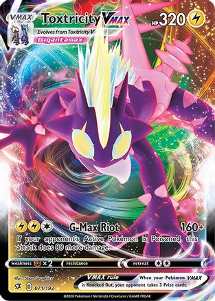 Toxtricity VMAX 71/192 - SWSH02 Rebel Clash Holofoil