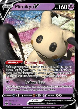 Mimikyu V 62/163 - SWSH05 Battle Styles Holofoil