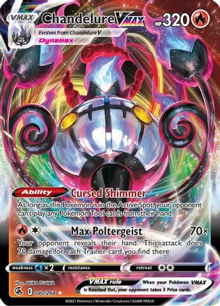 Chandelure VMAX 40/264 - SWSH08 Fusion Strike Holofoil