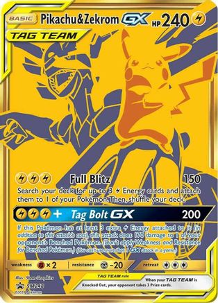 Pikachu & Zekrom GX - SM248 SM248/248 - SM Promos Holofoil