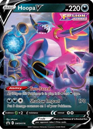 Hoopa V - SWSH176 SWSH176/307 - SWSH Sword & Shield Promo Cards Holofoil
