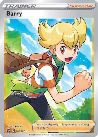 Barry (Full Art) 167/172 - SWSH09 Brilliant Stars Holofoil