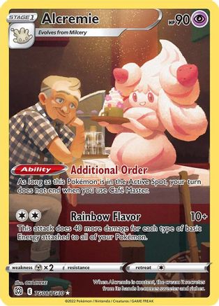Alcremie TG08/30 - SWSH09 Brilliant Stars Trainer Gallery Holofoil