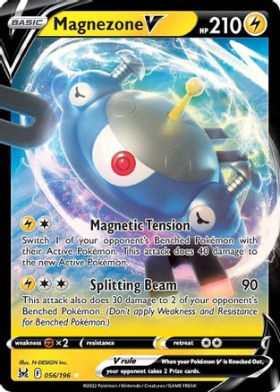 Magnezone V 56/196 - SWSH11 Lost Origin Holofoil