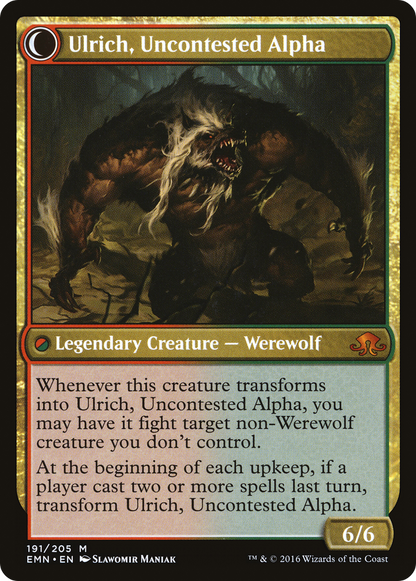 Ulrich of the Krallenhorde (EMN-191) - Eldritch Moon: (Double Faced Transform) Foil