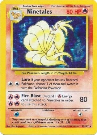 Ninetales 12/102 - Base Set Holofoil