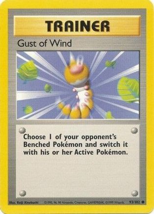 Gust of Wind 93/102 - Base Set