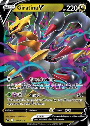 Giratina V - SWSH259 SWSH259/307 - SWSH Sword & Shield Promo Cards Holofoil