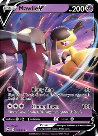 Mawile V 70/195 - SWSH12 Silver Tempest Holofoil