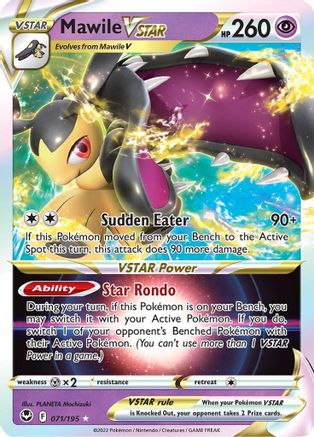 Mawile VSTAR 71/195 - SWSH12 Silver Tempest Holofoil