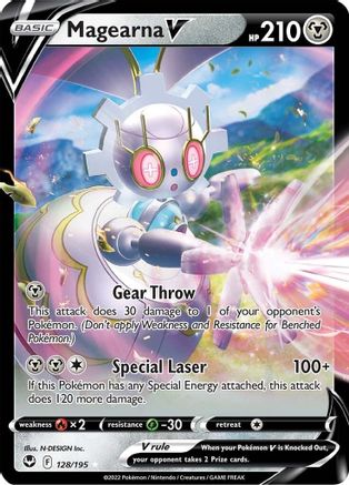 Magearna V 128/195 - SWSH12 Silver Tempest Holofoil