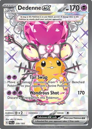 Dedenne ex - 239/193 239 - SV02 Paldea Evolved Holofoil