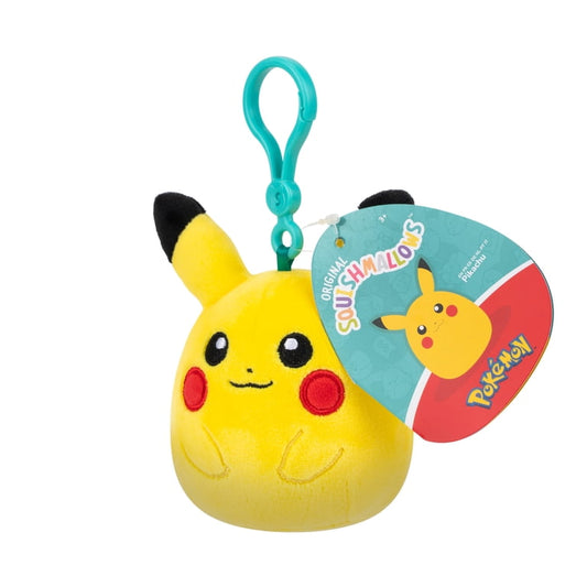 Squishmallows Pokemon 3.5 Inch Plush Clip On