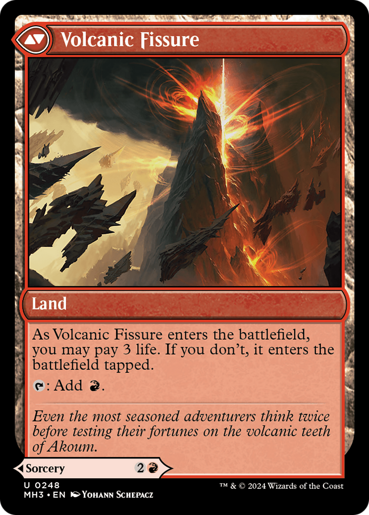 Sundering Eruption (MH3-248) - Modern Horizons 3