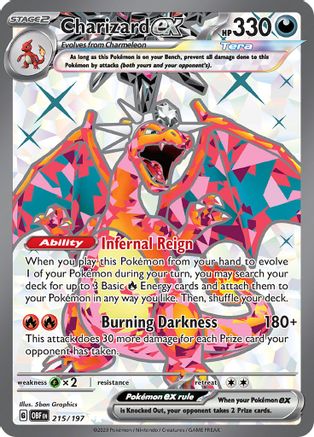 Charizard ex - 215/197 215 - SV03 Obsidian Flames Holofoil