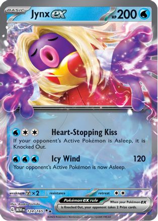 Jynx ex - 124/165 124 - SV Scarlet & Violet 151 Holofoil