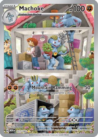 Machoke - 177/165 177 - SV Scarlet & Violet 151 Holofoil