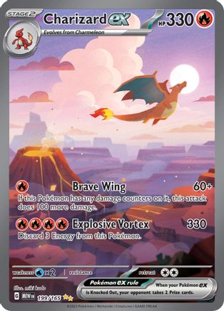 Charizard ex - 199/165 199 - SV Scarlet & Violet 151 Holofoil