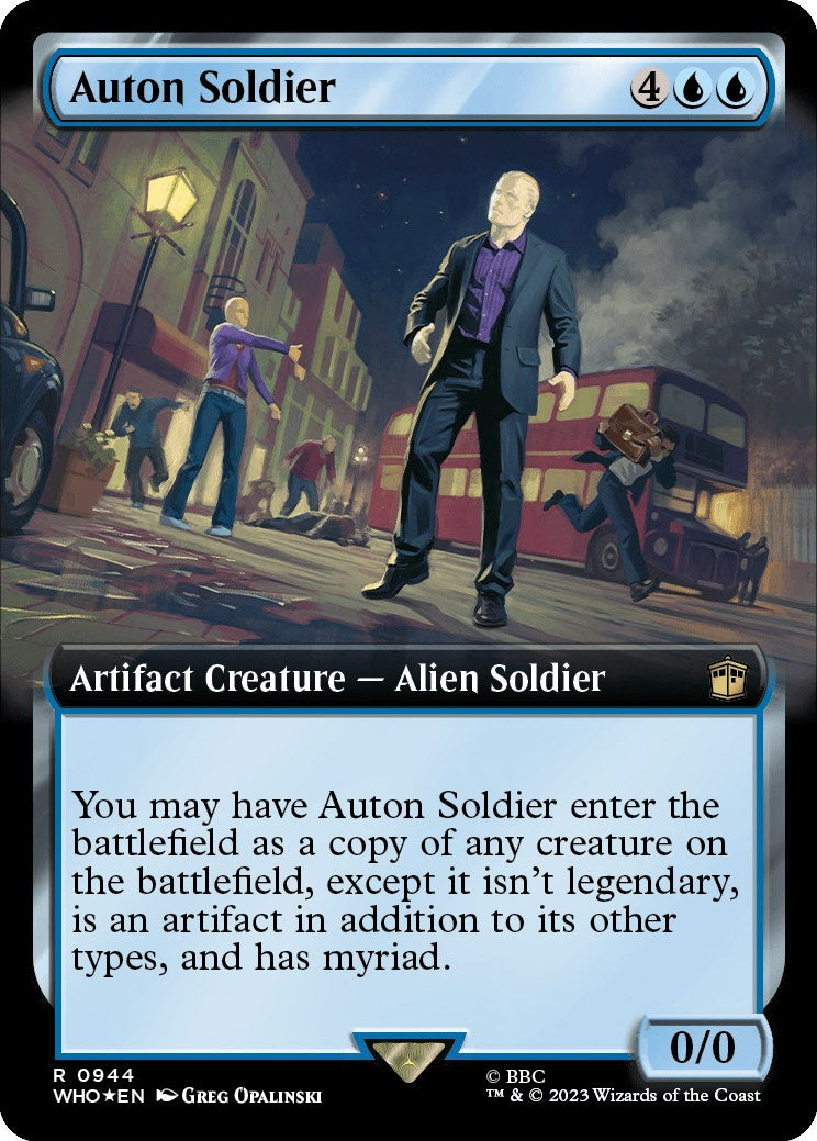 Auton Soldier (Extended Art) (Surge Foil)