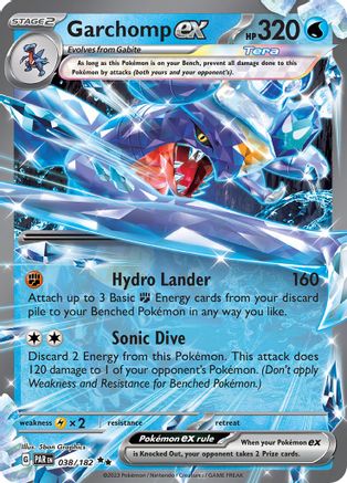 Garchomp ex - 038/182 38 - SV04 Paradox Rift Holofoil