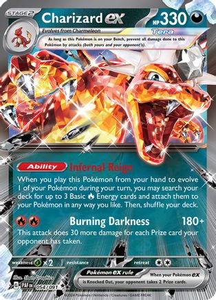 Charizard ex - 054/091 54 - SV Paldean Fates Holofoil