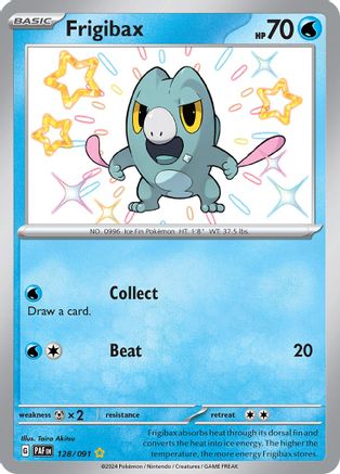 Frigibax - 128/091 128 - SV Paldean Fates Holofoil