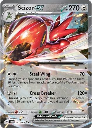 Scizor ex - 111/162 111 - SV05 Temporal Forces Holofoil