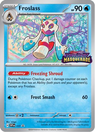 Froslass - 117 117 - SV Scarlet & Violet Promo Cards Holofoil
