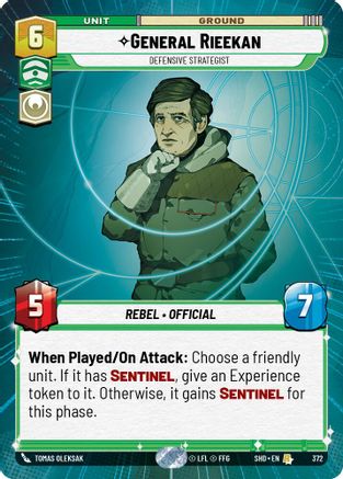 General Rieekan - Defensive Strategist (Hyperspace) (372) - Shadows of the Galaxy