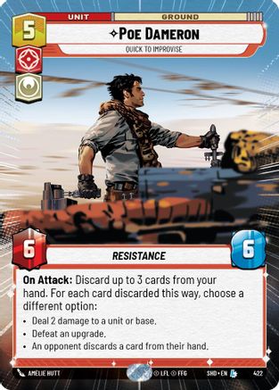 Poe Dameron - Quick to Improvise (Hyperspace) (422) - Shadows of the Galaxy
