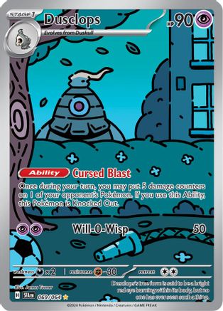 Dusclops - 069/064 69 - SV Shrouded Fable Holofoil