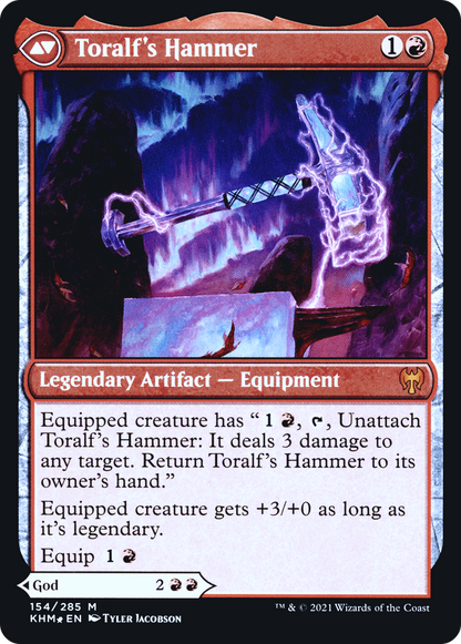 Toralf, God of Fury (PRE-154) - Kaldheim Promos Foil