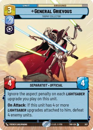 General Grievous - Trophy Collector (Hyperspace) (307) - Twilight of the Republic