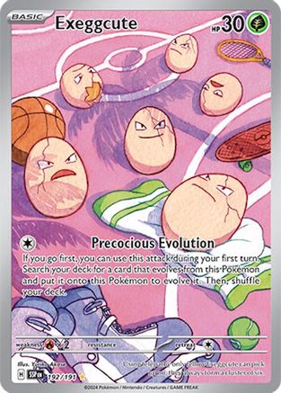 Exeggcute - 192/191 192 - SV08 Surging Sparks Holofoil