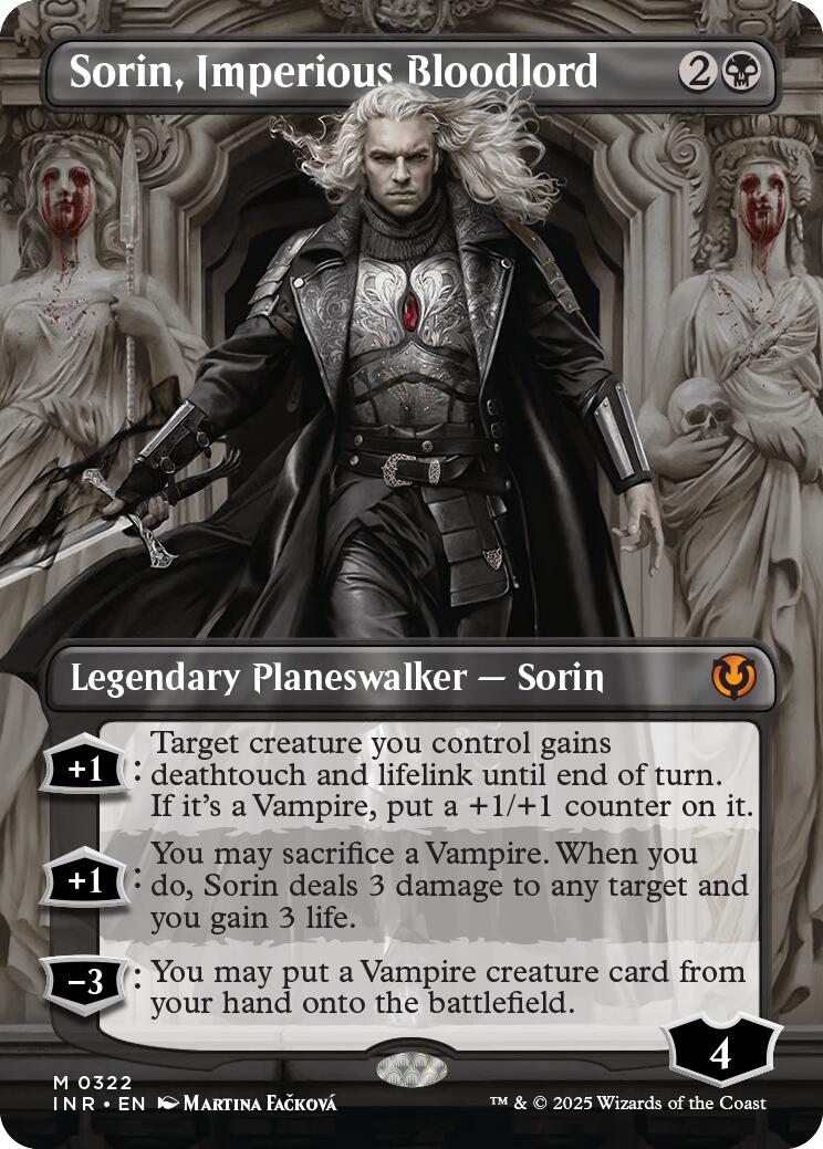 Sorin, Imperious Bloodlord (Borderless)