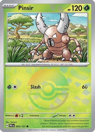 Pinsir (Poke Ball Pattern) 3 - SV Prismatic Evolutions Holofoil