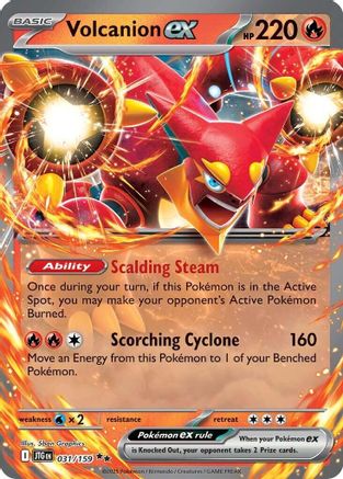 Volcanion ex - 031/159 31 - SV09 Journey Together Holofoil