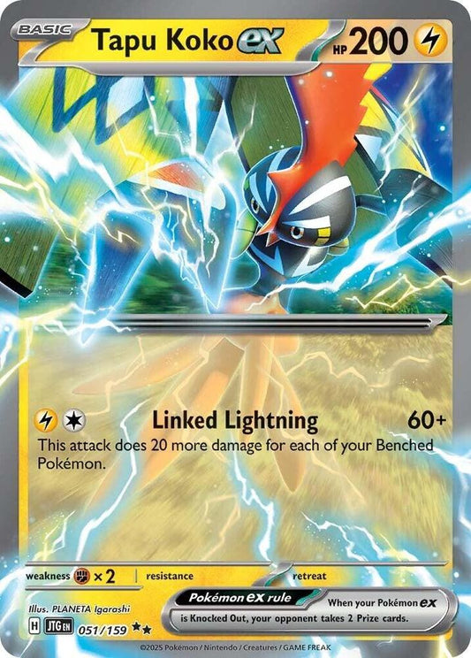 Tapu Koko ex 51 - SV09 Journey Together Holofoil