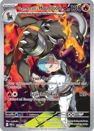 Team Rocket's Houndoom - 191/182 191 - SV10 Destined Rivals Holofoil