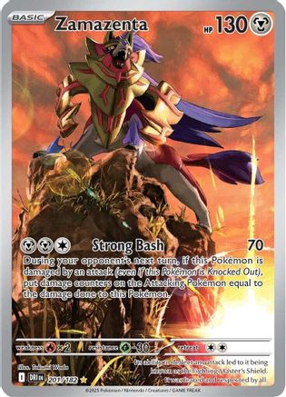 Zamazenta - 201/182 201 - SV10 Destined Rivals Holofoil